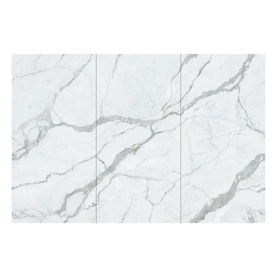 Marmol look laje de la sala de estar de pared de azulejos con pulido / liso acabado mate y el material