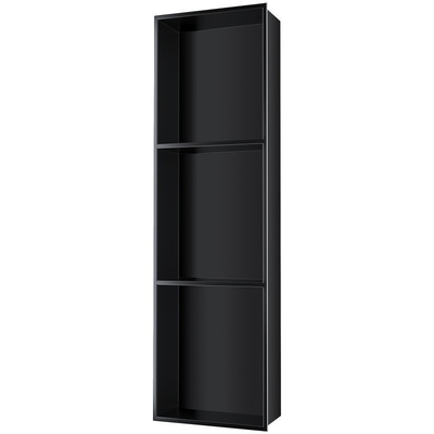 Nicho de ducha de baño en Lowes Tamaño personalizado 9 pulgadas Accesorios negros Nicho de pared