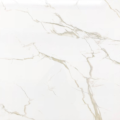 600 * 600 mm de cuerpo entero de porcelana de oro.Tiles blancos para el piso de la habitación interior para un encanto atemporal