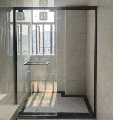Cuarto de ducha impermeable de espalda a espalda con puertas plegables y rodillos deslizantes