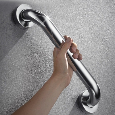25X300mm Chrome Superficie de acabado de baño Toilet Support Grab Bar para la seguridad de los ancianos