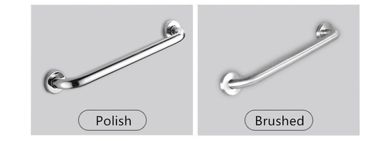 25X300mm Chrome Superficie de acabado de baño Toilet Support Grab Bar para la seguridad de los ancianos