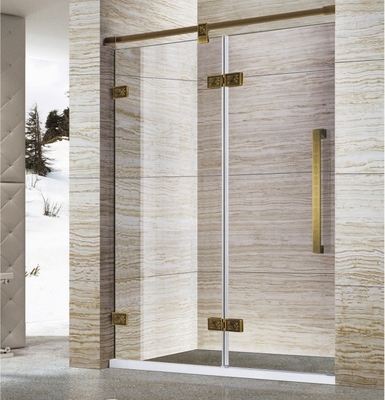 Pantallas de cerámica y puertas portátiles de vidrio en forma de diamante para cámpings de ducha de 70x70