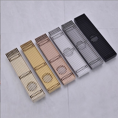 Desagüe de suelo cuadrado de Taizhou con diámetro exterior de 68x300 mm y colador de acero inoxidable