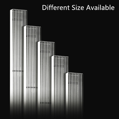 Desagüe de suelo cuadrado de Taizhou con diámetro exterior de 68x300 mm y colador de acero inoxidable
