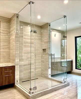 Baño con espesor de vidrio de 8 mm Sala de ducha y diseño todo en uno