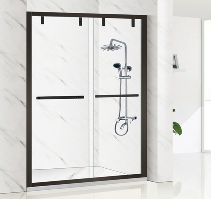 Transforme su baño con una cubierta de ducha de vidrio templado en negro mate