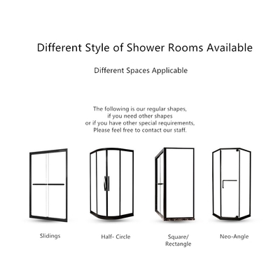 Agregue un toque de diseño moderno a su baño con puerta de ducha corredera y recinto