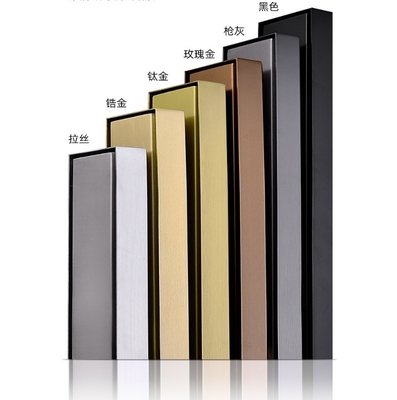 Capa de drenaje de suelo negro de acero inoxidable 304 para inserciones de azulejos lineales inteligentes