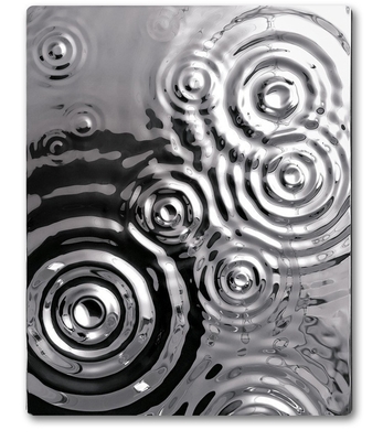 Plancha de acero inoxidable corrugada de diseño contemporáneo superduplex de agua ondulada 1 kg