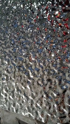 Plancha de acero inoxidable corrugada de diseño contemporáneo superduplex de agua ondulada 1 kg