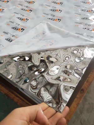 Plancha de acero inoxidable corrugada de diseño contemporáneo superduplex de agua ondulada 1 kg