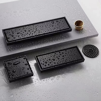 304 de acero inoxidable de oro de suelo de drenaje para el baño en la cocina comercial y el baño