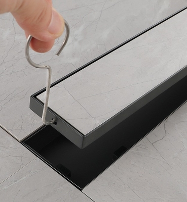 Desagüe de suelo cuadrado lineal electroplacado con tecnología anti-olor e impermeable