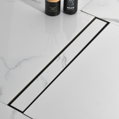 Desagüe de suelo cuadrado lineal electroplacado con tecnología anti-olor e impermeable