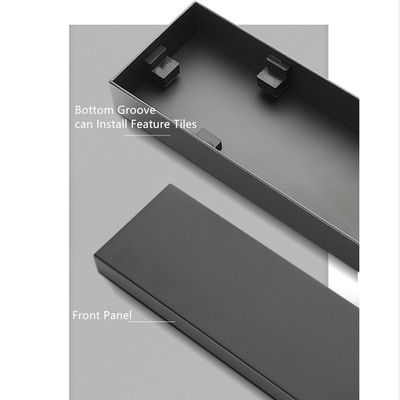 Desagüe de suelo cuadrado lineal electroplacado con tecnología anti-olor e impermeable