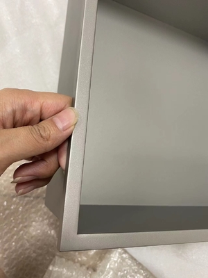 Cabinet de azulejos cuadrados para uso ocasional de acero inoxidable brillante con alcachofa encasillada Producto terminado