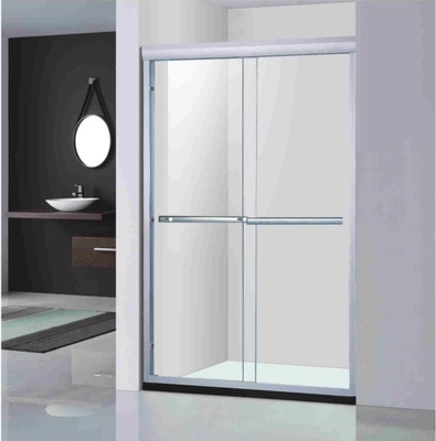Cuadro de aluminio de electroplacas Revestimiento de pantalla Puerta de vidrio Bañaderas de ducha giratorias para el baño
