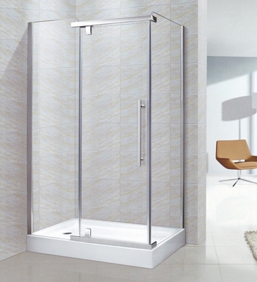 Cuadro de aluminio de electroplacas Revestimiento de pantalla Puerta de vidrio Bañaderas de ducha giratorias para el baño