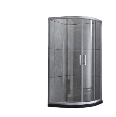 8mm espesor de vidrio multifunción de ajuste de hardware puerta oscilante impermeable puertas de baño