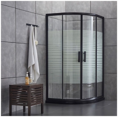 Estilo de marco colorido puerta corredera Sala de ducha para baño perfecto Dressing sala de ducha