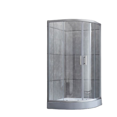 Puerta corredera de control de bandeja cerámica sin marco de vidrio para baño multifunción