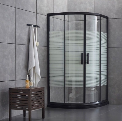 Puerta corredera de control de bandeja cerámica sin marco de vidrio para baño multifunción
