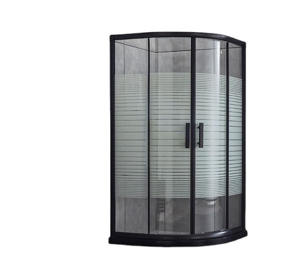 Cuadro de acero inoxidable bandeja redonda puerta corredera Sala de ducha para personalización de baño