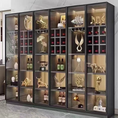 Accesorios de cajones de diapositivas gabinete de cocina de acero inoxidable rojo para el almacenamiento de la barra en casa