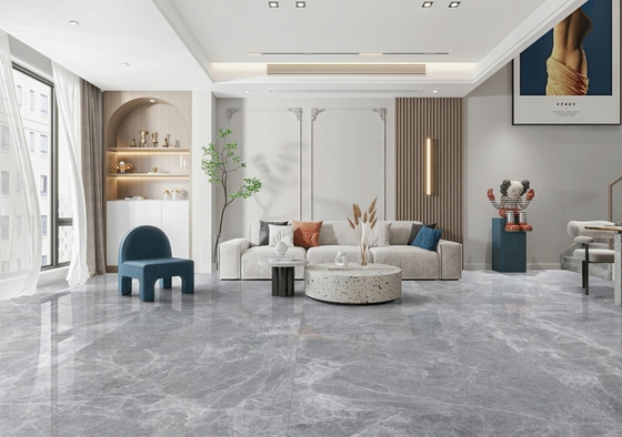 Grallado gran losa de azulejo de mármol perfecto para el suelo o paredes en la decoración de la sala de estar