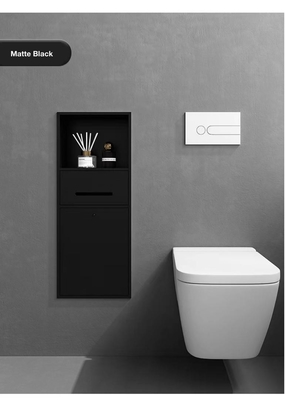Baño de acero inoxidable 304 Nicho de ducha de pared con luces para remodelación de baño de hotel