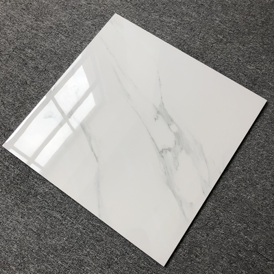 Absorción de agua 0,5% 60x60cm Dorado Calacatta Porcelana Vidriado azulejos de pared blancos