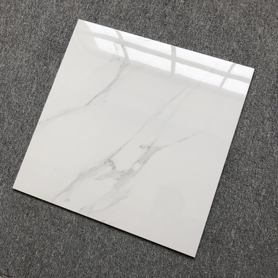 Absorción de agua 0,5% 60x60cm Dorado Calacatta Porcelana Vidriado azulejos de pared blancos