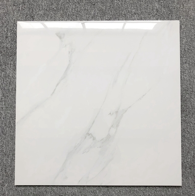 Absorción de agua 0,5% 60x60cm Dorado Calacatta Porcelana Vidriado azulejos de pared blancos