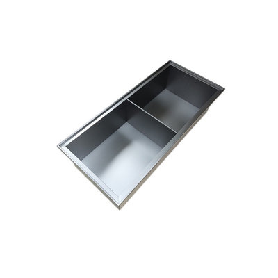 Tabla de ducha de nicho impermeable con doble estante y luz LED estilo de diseño moderno 12x20