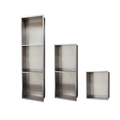 Fin de superficie de LED de oro con decoración de ducha para baño moderno de acero inoxidable