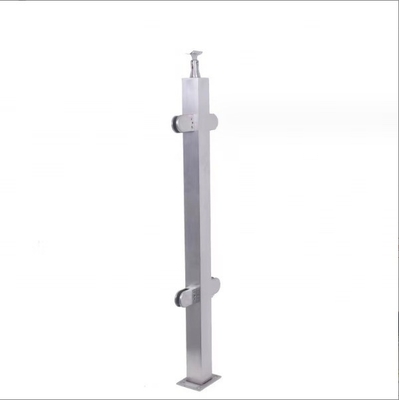 Soportes de barandillas de acero inoxidable para escaleras exteriores para barandillas y mangueras de puentes