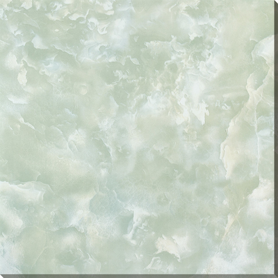60x60 azulejos de suelo cerámicos vidriados en mármol verde claro brillante para imitar la textura de la piedra