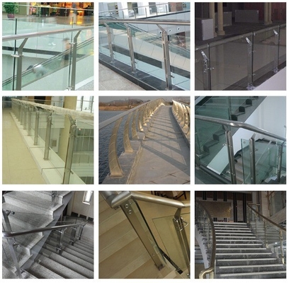 Barandillas de escaleras y mangueras Barandillas de balcón Balaustrada de acero inoxidable para terraza