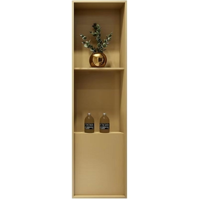 Fin de superficie cepillado Nicho de ducha de acero inoxidable negro para azulejos de 12 &quot;por Bernkot
