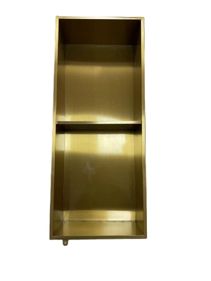 Nichos de ducha de acero inoxidable impermeable cepillado LED 60x30x7 para baño y inodoro