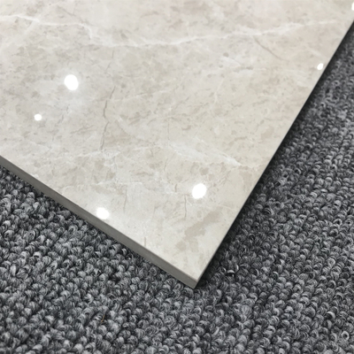 Accesible acabado brillante 600 * 600mm azulejos de suelo de porcelana para la sala de estar textura de piedra