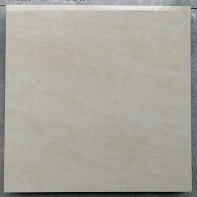 Accesible acabado brillante 600 * 600mm azulejos de suelo de porcelana para la sala de estar textura de piedra
