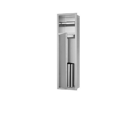 Nicho de baño de acero inoxidable cepillado para papel higiénico resistente al agua y al óxido