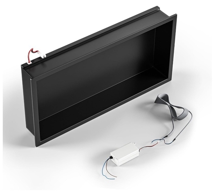 Nicho de ducha de acero inoxidable impermeable con estilo de diseño moderno ligero 12 x 36 Comentarios