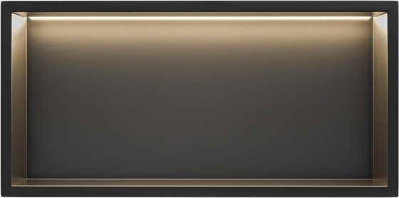 Nicho de ducha de acero inoxidable impermeable con estilo de diseño moderno ligero 12 x 36 Comentarios