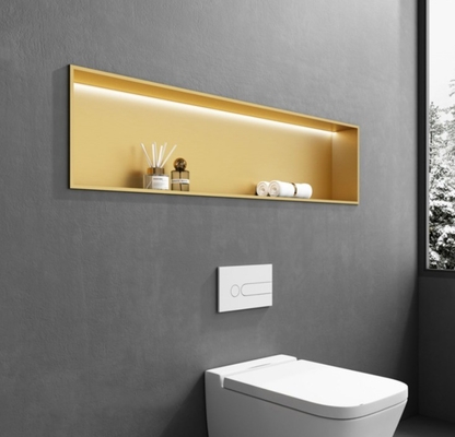 Nicho de ducha de acero inoxidable impermeable con estilo de diseño moderno ligero 12 x 36 Comentarios