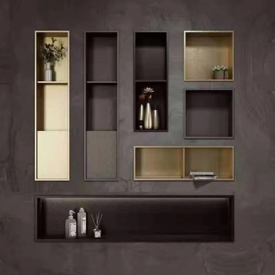 Nicho de baño del hotel de Australia Estilo de diseño moderno para el depósito de cepillo de inodoro y ducha