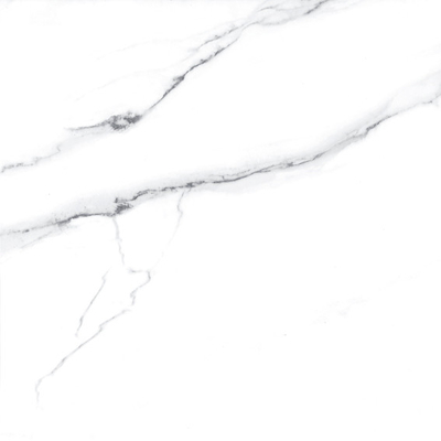 Tejas de porcelana superblancas pulidas 600x600 para el interior de la pared de la sala de estar 24x24 piso