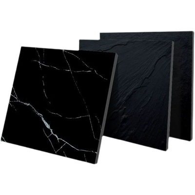 Imitación de la piedra textura Negro y blanco exterior de porcelana azulejos para el aspecto natural